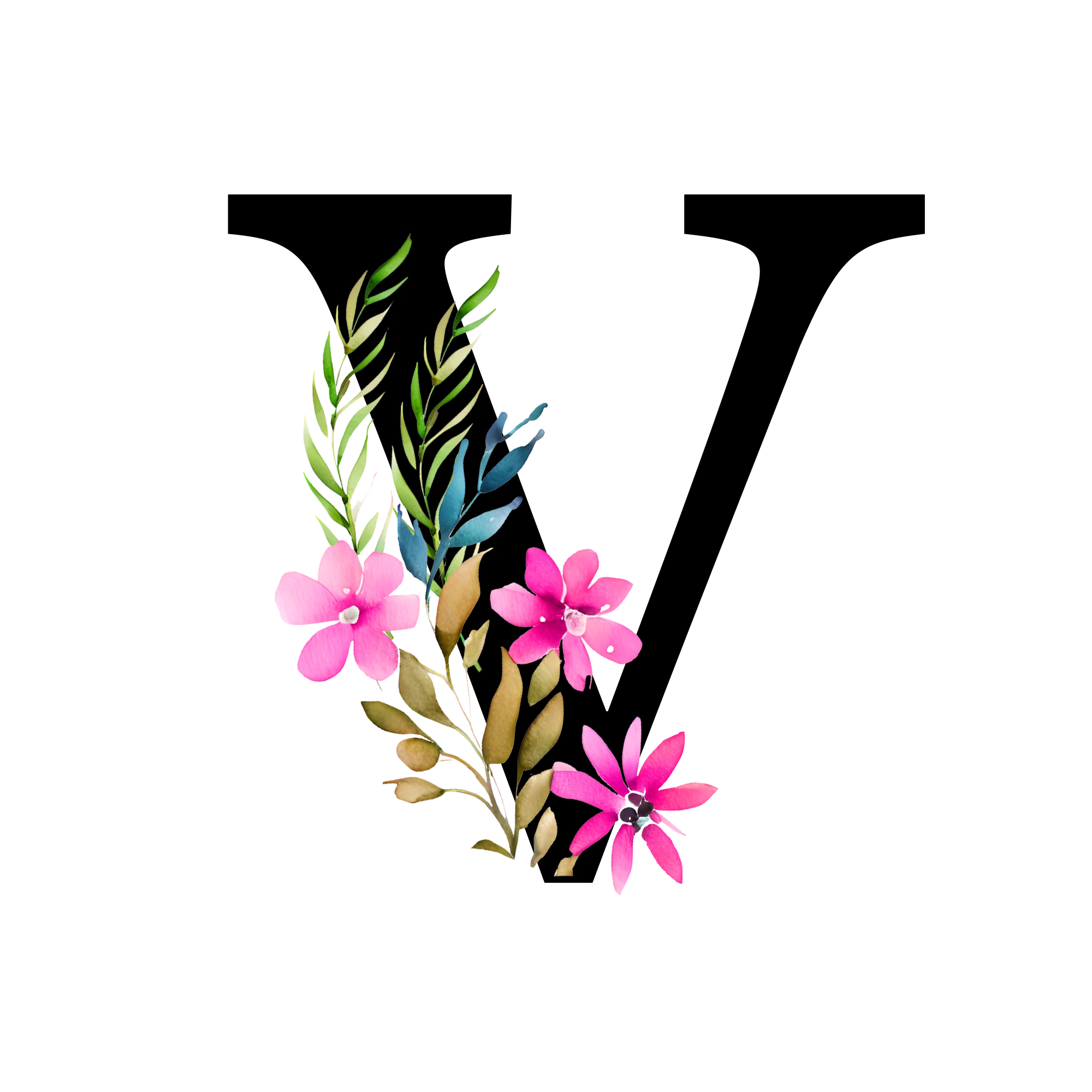 Free-Transparent-Floral-Alphabet-Illustration-letter-V.webp